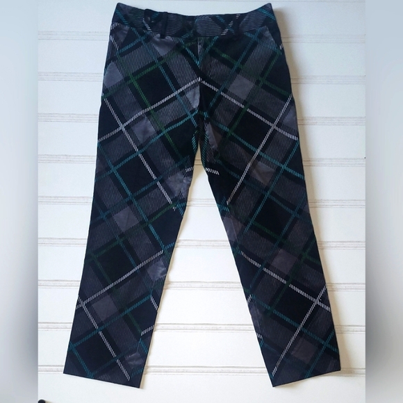 Gucci | Authentic - Ankle Length Velvet Plaid Pants - Picture 2 of 7